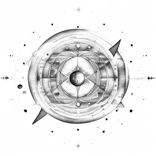 Gemini Constellation With A Moon Phases Background