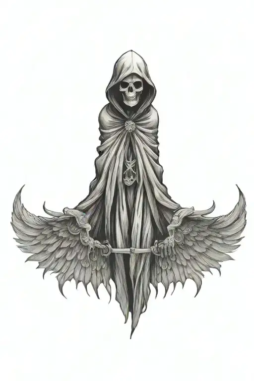 Reaper With Wings Made