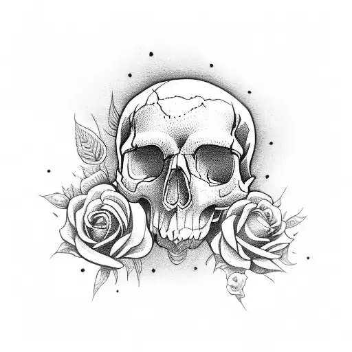 Skull And Roses