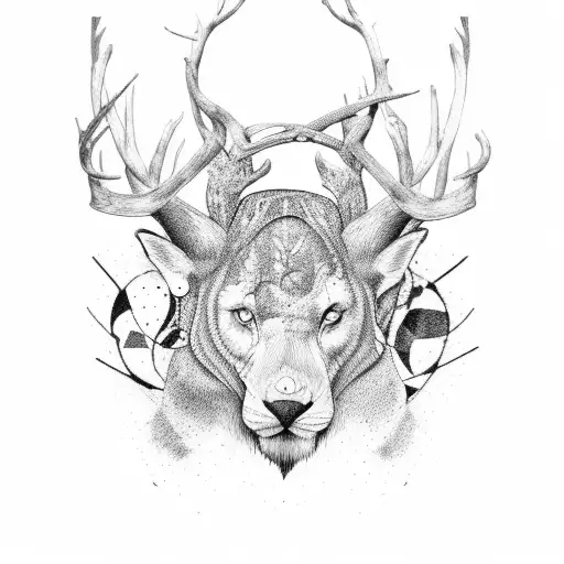 Hunting With Animals Trees And Camo