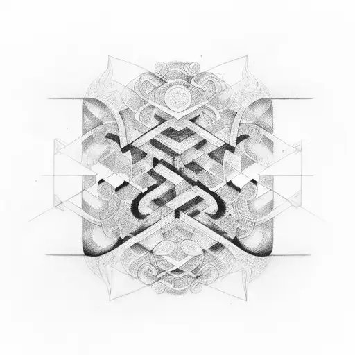 Combination Of Python's Logo And Dna