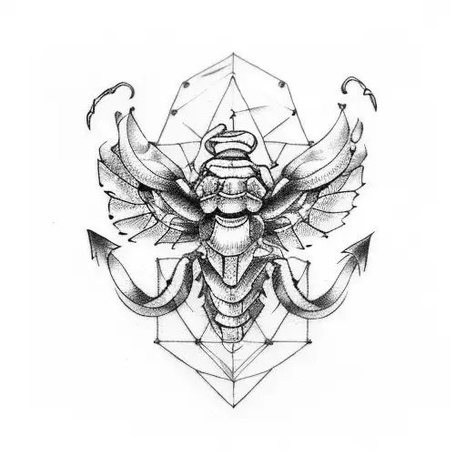 Scorpio Astrology Tattoo With Birth Time