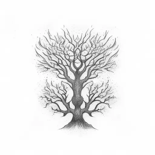 Gruesome Tree Full Arm Sleeve