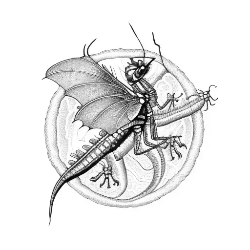 Dragon Fly With Eyes