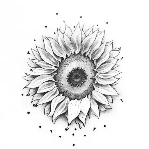 Sunflower With Cursive Words Is Simply Meant To Be