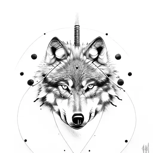 Wolf With Music Cord's