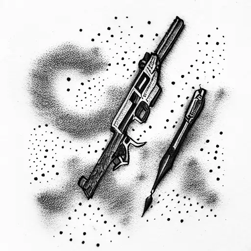 Gun And Pen