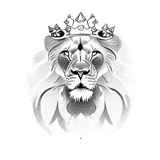 Lion With Crown