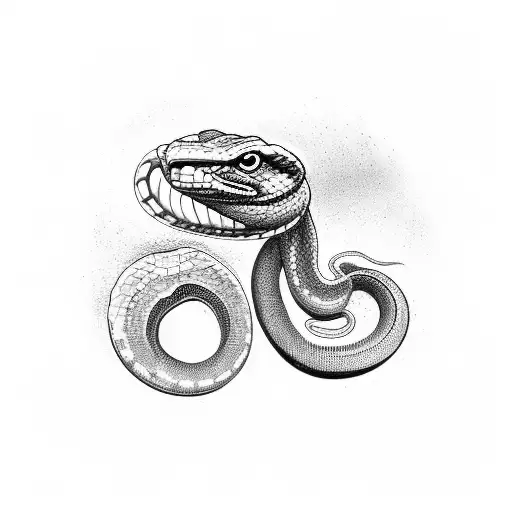 Snake With Poison Saliva