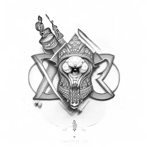 Doodle Art Of Theodore And Birthday In Roman Numerals