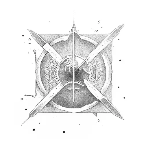 Broken Hourglass Where Sand Falls Out