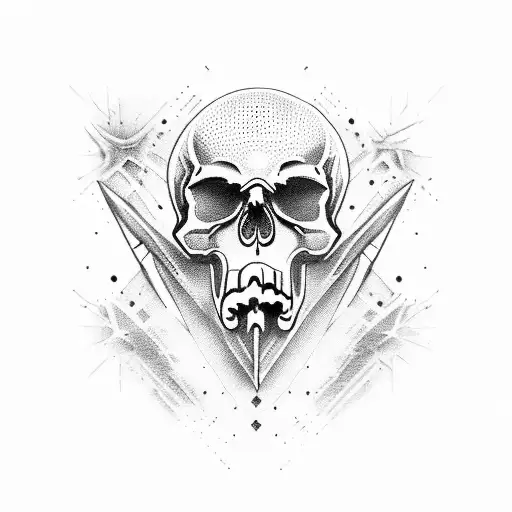 Pistol And Skull