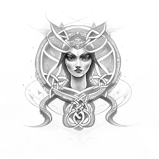 Beautiful Goddess Celtic