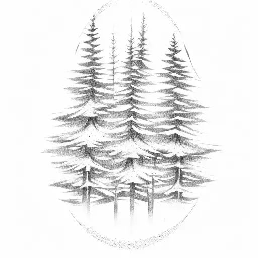 Pine Tree With Names