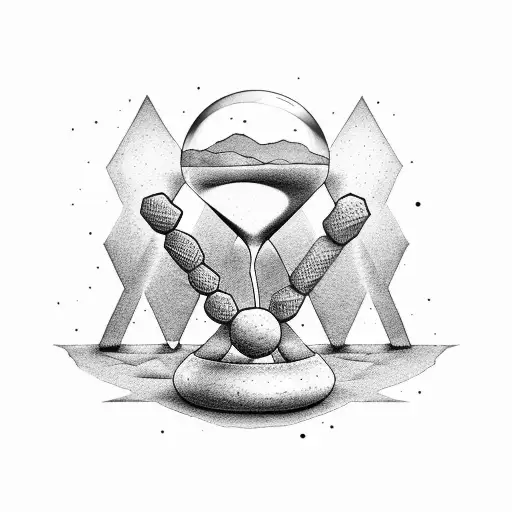 An Hourglass Filled With Wrestling Moves Instead Of Sand