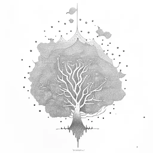 Body Of A Woman As A Tree