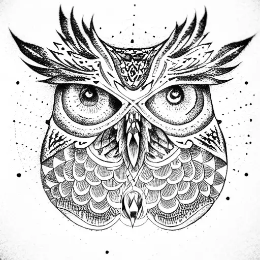 Owl And All Seeing Eye