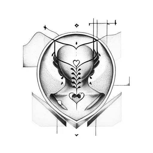 A Composition Of Various Bible Verses Forming The Shape Of A Heart