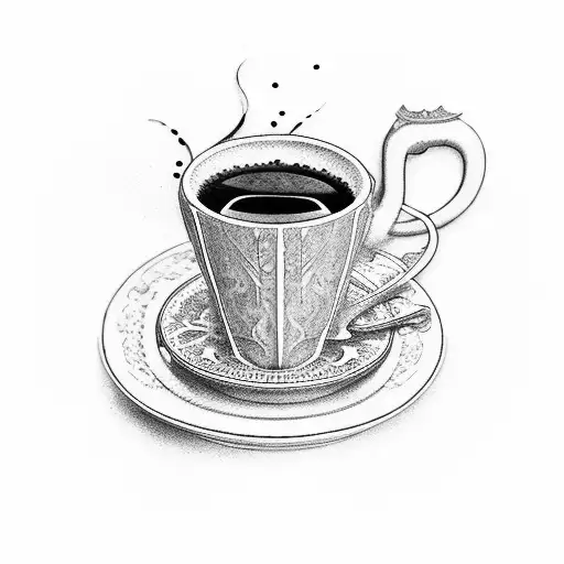 Two Porcelain Coffee Cups