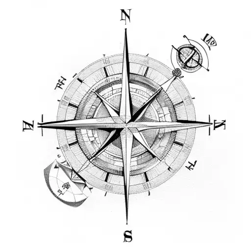 Icarus Compass Fine Line
