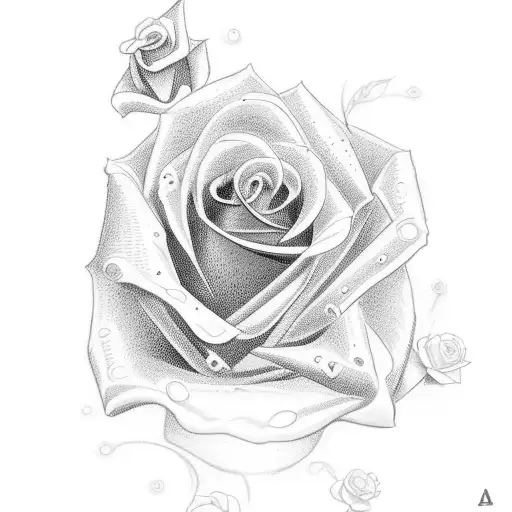 I Want A Name Tattoo With The Name Brenda P With A Rose At The End Of The Name For Design