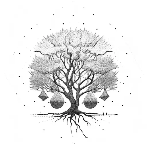 Three Tree Silhouette