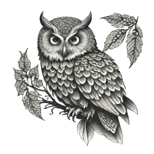 Fantastic Owl Sitting