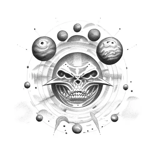 Planet With Scary Face