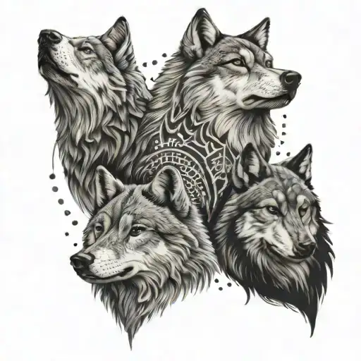 Wolf Family Symbol