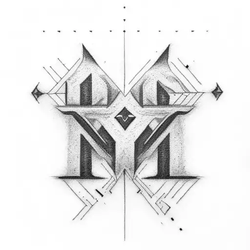 Pulse Line With The Letters M And A And The Number 17