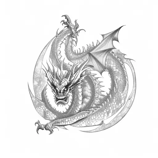 Dragon Cross And Infinity