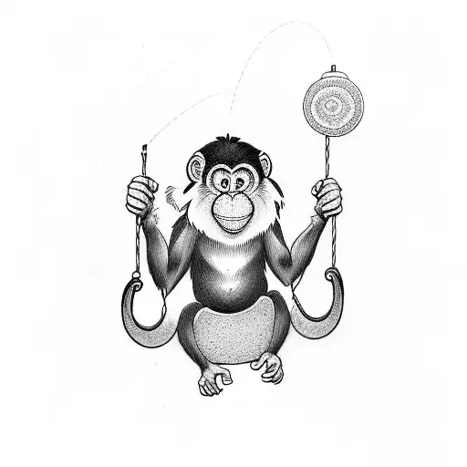 Monkey On A Swing