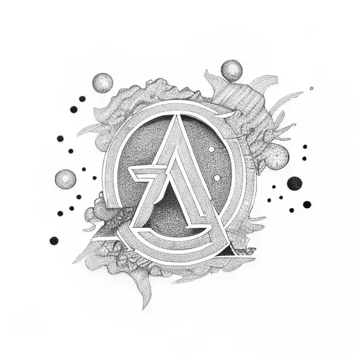 Letter A Based On A Star