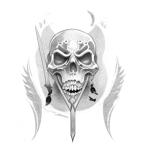 Grim Reaper With Scythe