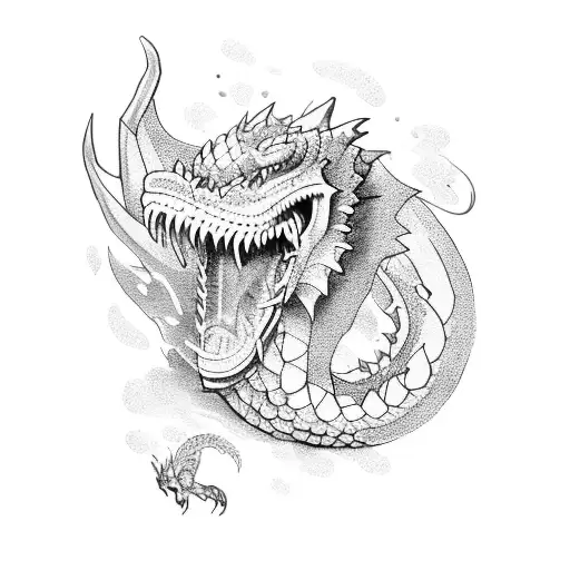 Hephaestus And A Dragon