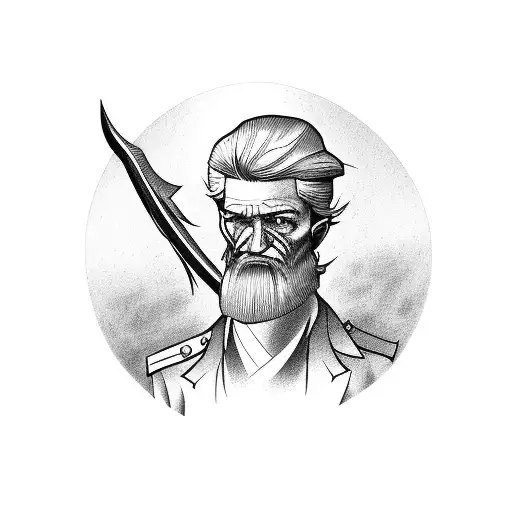 John Brown Themed Tattoo That Is Not A Portrait