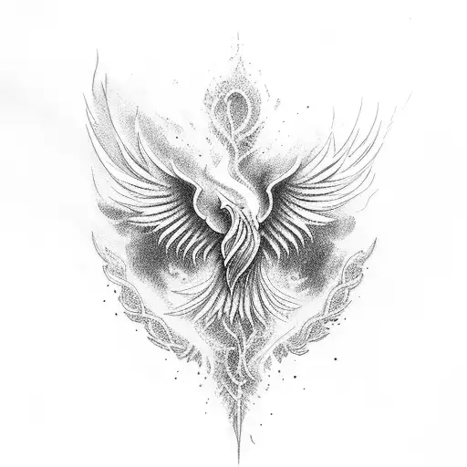 Phoenix Rising From Ashes
