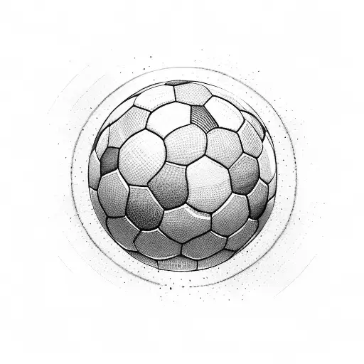 A Soccer Player Kicking A Ball