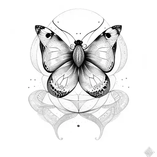 Butterfly And Space