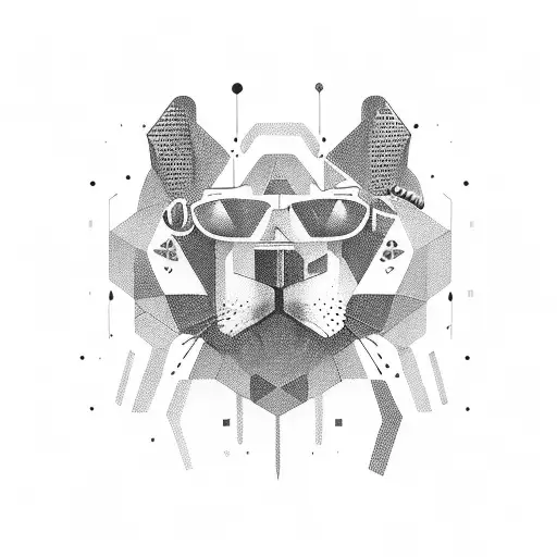 Leon Minimalista A Color