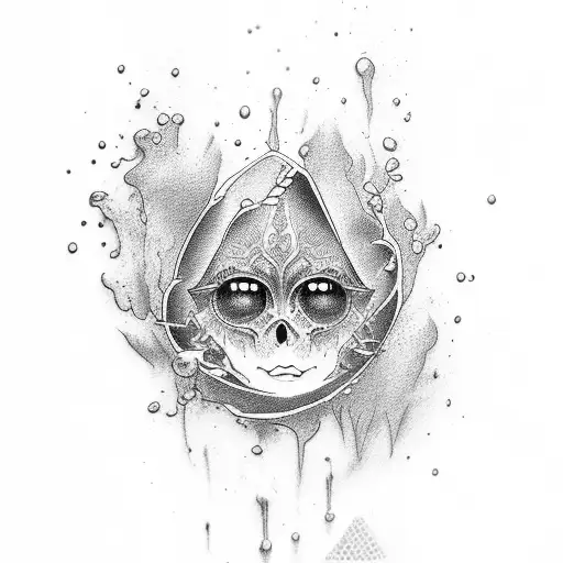 One Hand Sticking Out Of Water