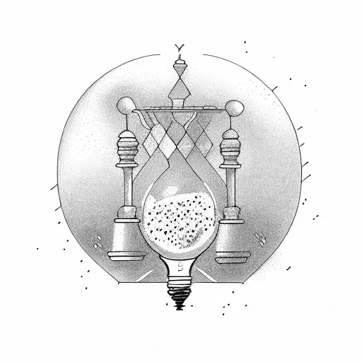 Hourglass Chessboard Lightbulb