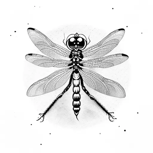 Dragonfly With Eye