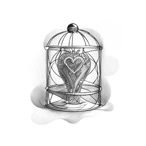 Man Locked In Cage Of Love