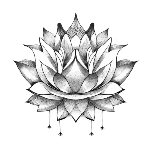 Lotus Flower Mixed With Tulip