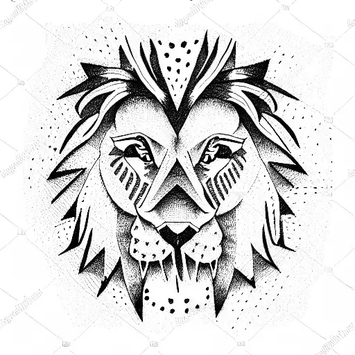 Lion And A Mason Sign