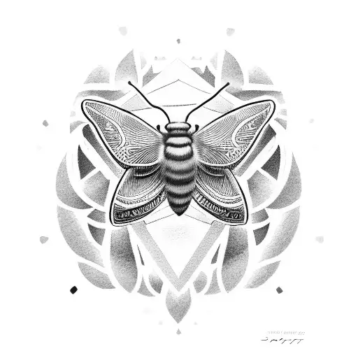 A Moth With The Words 'Y2k' Incorporated Into Its Wings