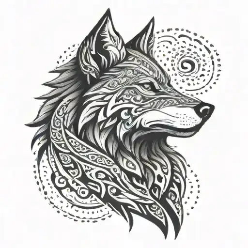 Tribal Wolf