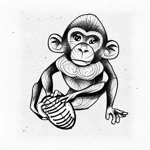 Monkey Having Intercoursr With A Football