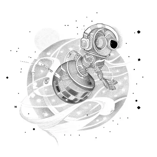 Dj Performing In Space